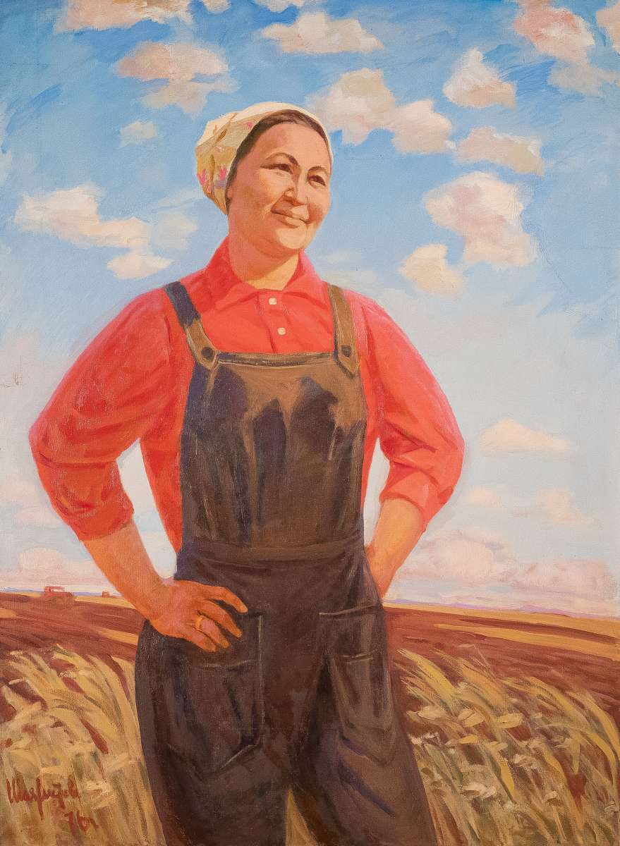 Камшат Доненбаеваның портреті. 1976 ж.